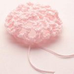The hand crocheted buncover is a great accessory for the ballet dancer.